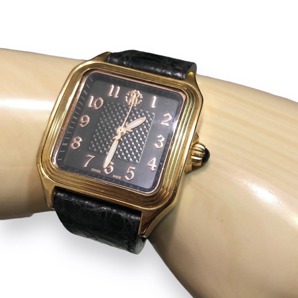 ROBERTO CAVALLI Women’s Venom Watch Crocodile Strap - Picture 1 of 8
